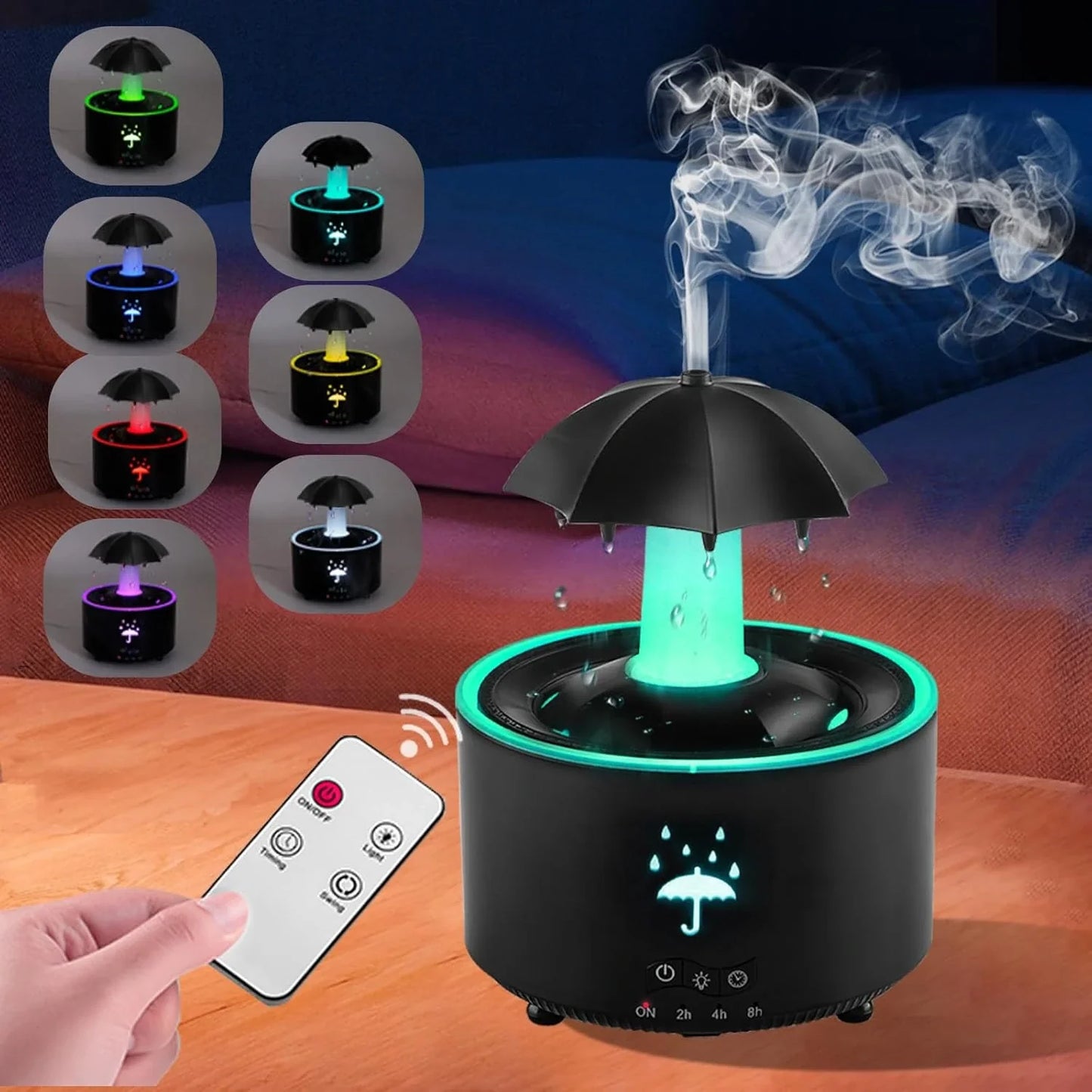 ✨Humidificador de paraguas efecto lluvia🌧️✨
