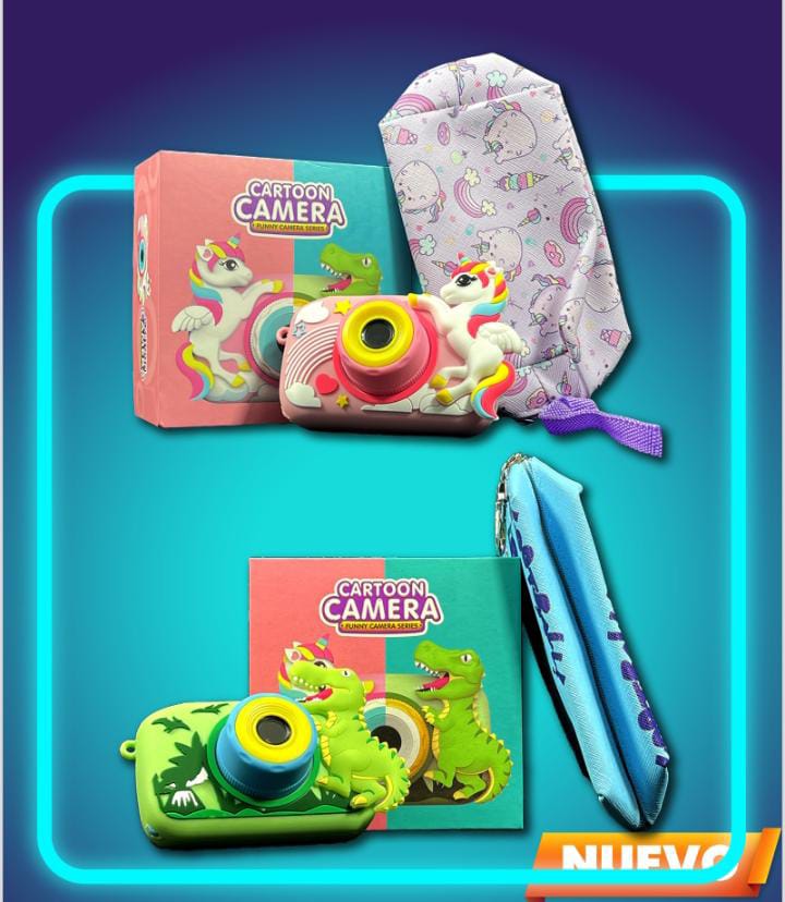 CAMARA PARA NIÑO + CARTUCHERA🤩