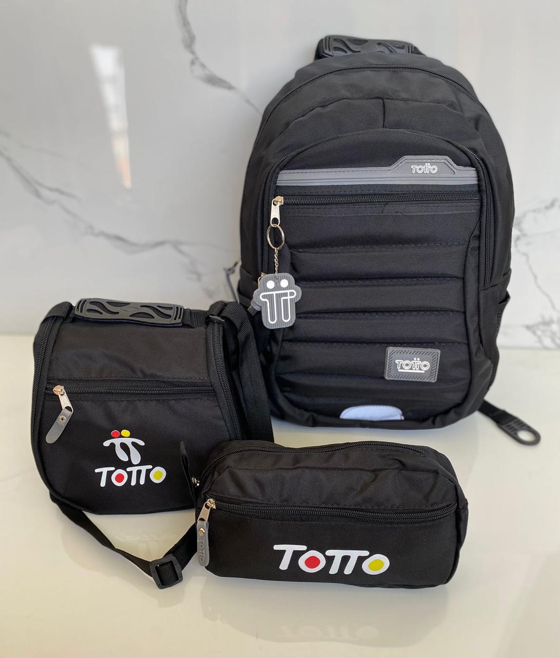 ✨ Set TOTTO 3 en 1: Morral, Lonchera y Cartuchera🎒🖍️