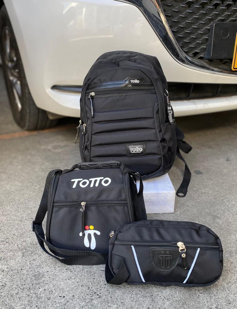 ✨ Set TOTTO 3 en 1: Morral, Lonchera y Cartuchera🎒🖍️