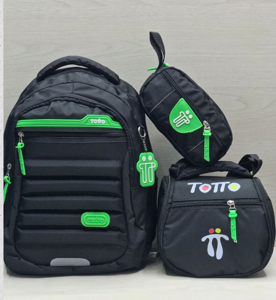 ✨ Set TOTTO 3 en 1: Morral, Lonchera y Cartuchera🎒🖍️