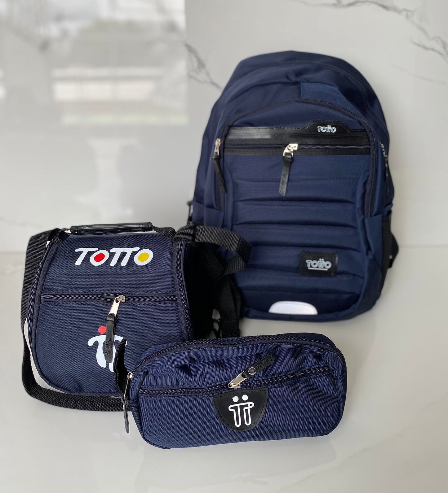 ✨ Set TOTTO 3 en 1: Morral, Lonchera y Cartuchera🎒🖍️