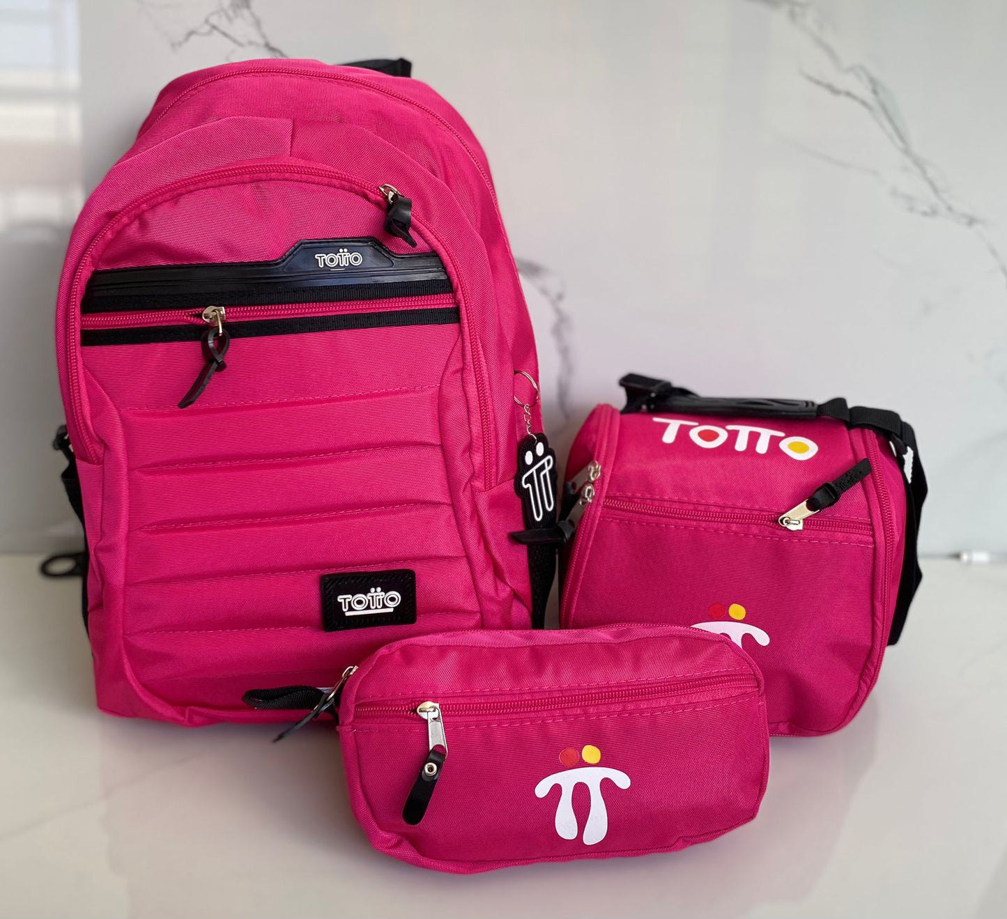 ✨ Set TOTTO 3 en 1: Morral, Lonchera y Cartuchera🎒🖍️