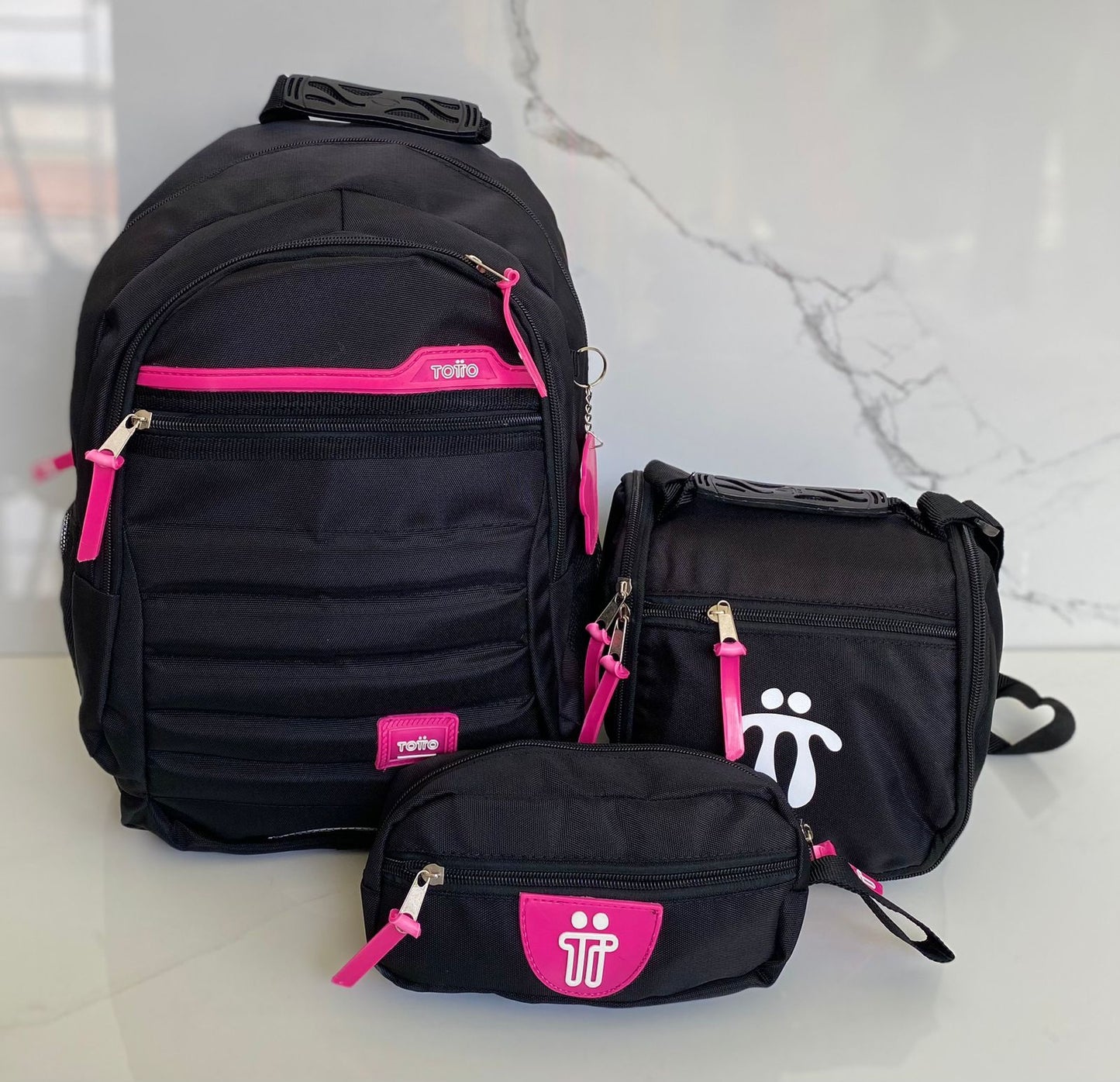 ✨ Set TOTTO 3 en 1: Morral, Lonchera y Cartuchera🎒🖍️