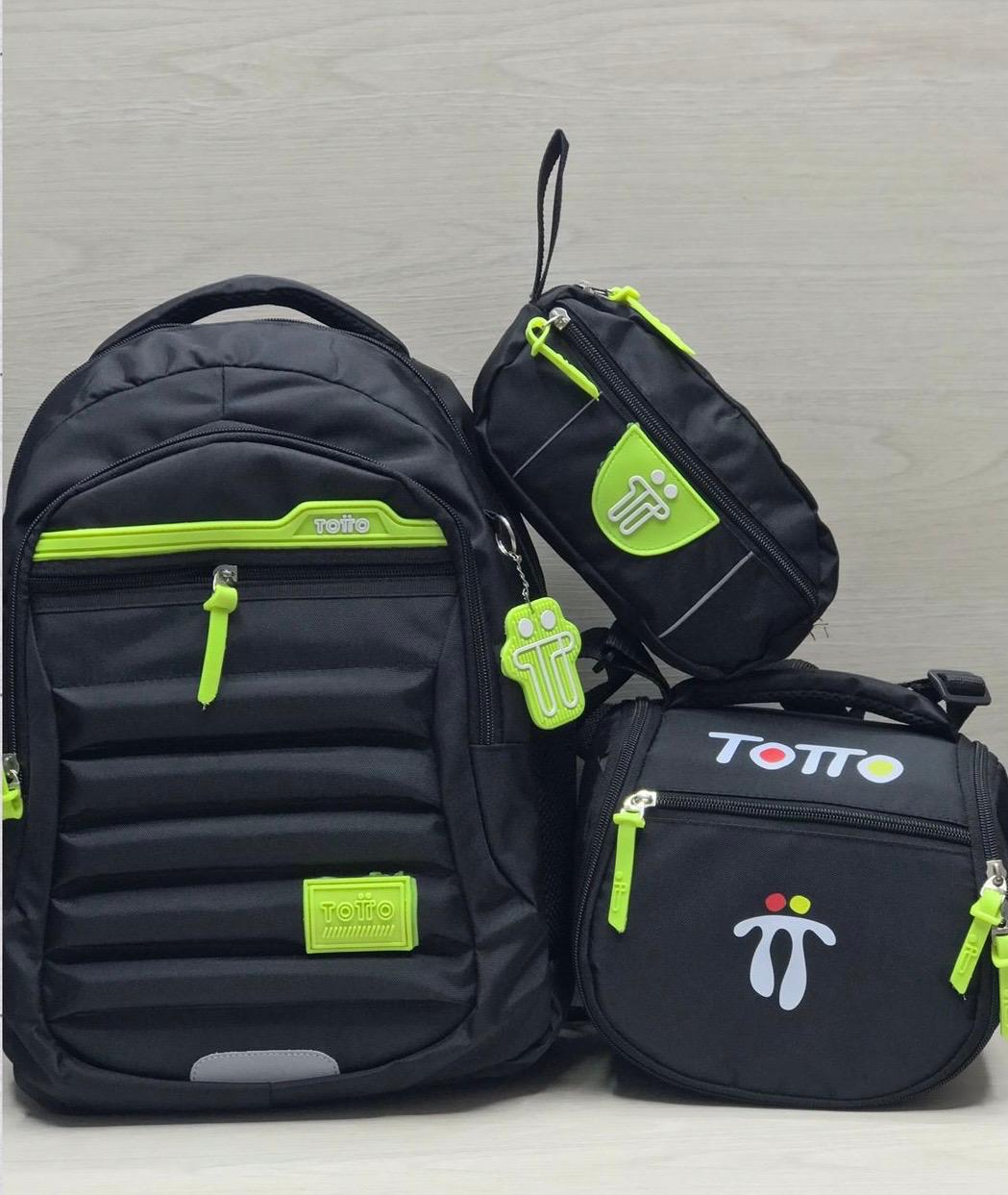 ✨ Set TOTTO 3 en 1: Morral, Lonchera y Cartuchera🎒🖍️