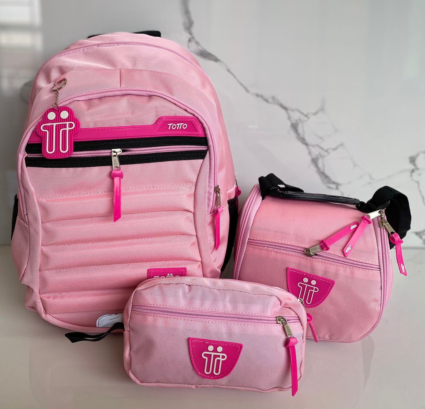 ✨ Set TOTTO 3 en 1: Morral, Lonchera y Cartuchera🎒🖍️